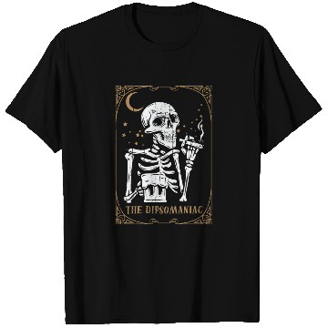 Discover Alcohol Tarot Card Occult Club Gothic Vice T Shirts