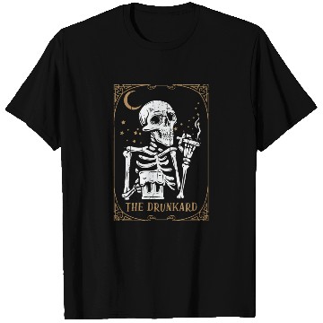 Discover Tarot Card Occult Club Gothic Vice Drink Drunkard T Shirts