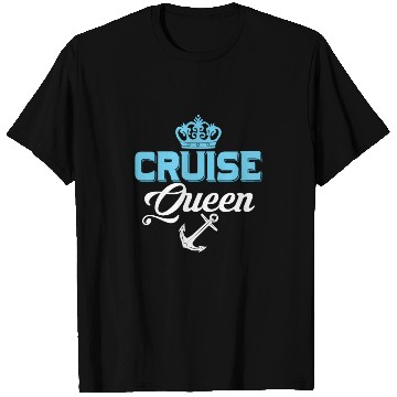 Discover Cruise Queen Cruiser Vacation Crusing T Shirts