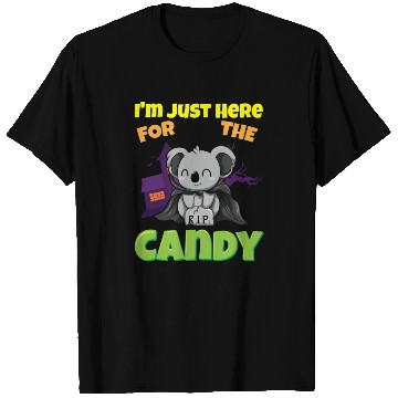 Discover I'm Just Here For The Candy Scary Halloween Beast T Shirts
