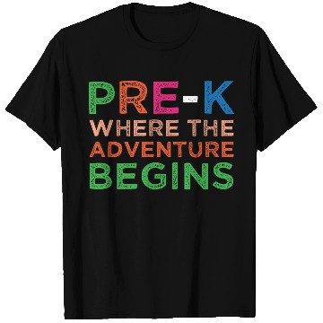 Discover Pre-K Adventure Begins Graduation Preschooler Gift T Shirts