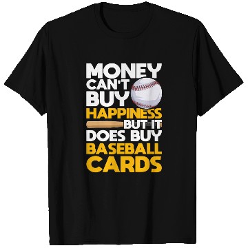 Discover Baseball Cards Collector Happiness T Shirts