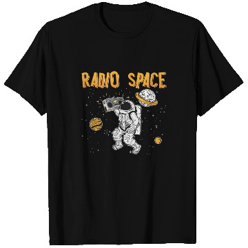 Discover Music Lover Astronomy Radio Space Stars Universe T Shirts