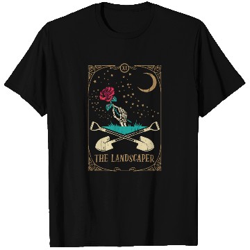 Discover Rose Tarot Card Occult Club Gothic Landscaper T Shirts