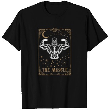 Discover Gym Tarot Card Occult Club Gothic Muscle Workout T Shirts