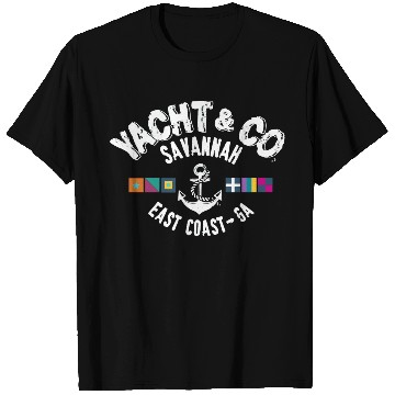 Discover Yacht Co Savannah East Coast GA T Shirts
