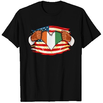 Discover Ivorians Who Live in America Ivory Coast Flag T Shirts