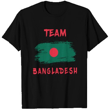Discover Team Bangladesh flags design T Shirts