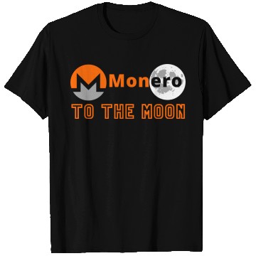 Discover Monero to the Moon T Shirts