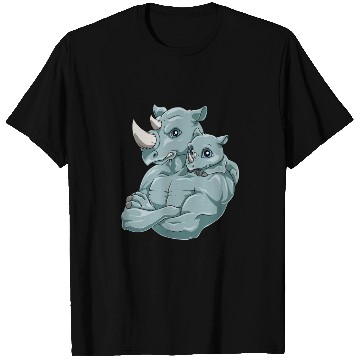 Discover Strong Rhino with Rhino Kid for a Rhinoceros T Shirts