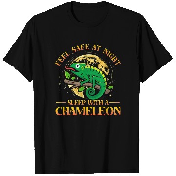 Discover Feel safe at night sleep with a Chameleon T Shirts