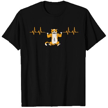 Discover Cute Cat. Heartbeat T Shirts