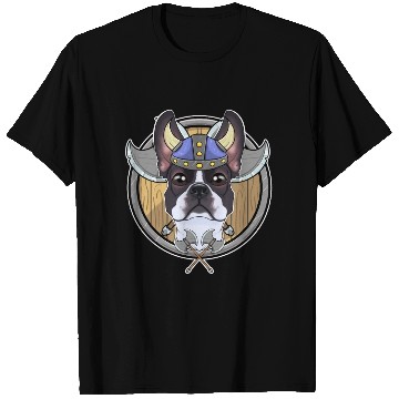 Discover Boston Terrier I Valhalla I Viking T Shirts