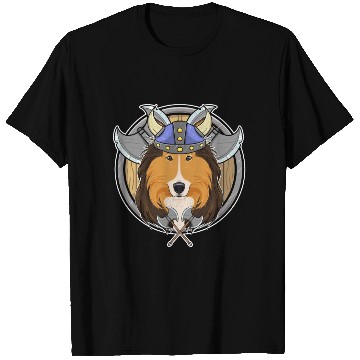 Discover Collie I Valhalla I Viking T Shirts