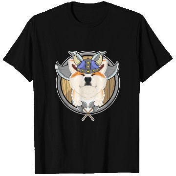 Discover Akita Inu I Valhalla I Viking T Shirts