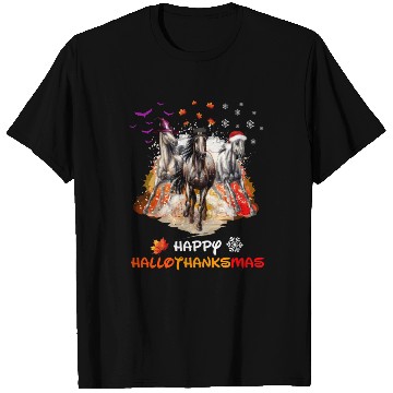 Discover Horses Happy HalloThanksmas T Shirts