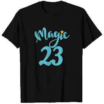 Discover Magic 23 blue number T Shirts