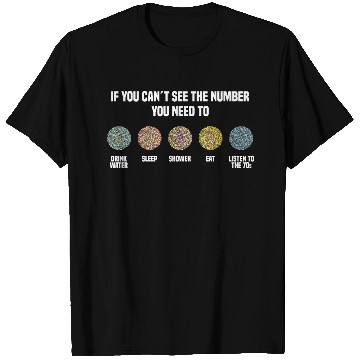 Discover Ishihara Numbers - Listen To The 70s T Shirts