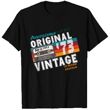 Discover 1973 Vintage Birthday Vintage Gift Retro T Shirts