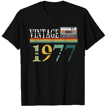 Discover 1977 Vintage Vintage Retro Birthday Gift T Shirts