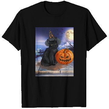 Discover Halloween Cat T Shirts