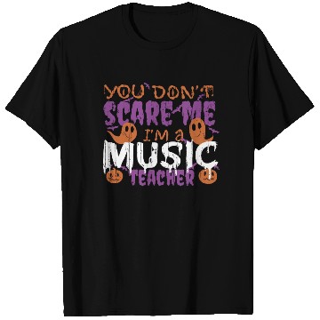 Discover Ghost Pumpkin Music Teacher Halloween T Shirts