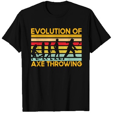 Discover Evolution of Axe Throwing T Shirts