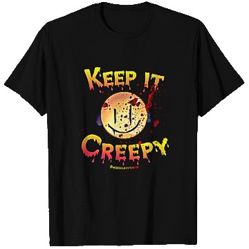 Discover Miss Scarytales says Keep it Creepy T Shirts
