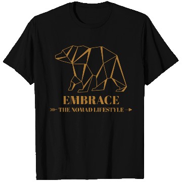 Discover Embrace The Nomad Lifestyle Design T Shirts