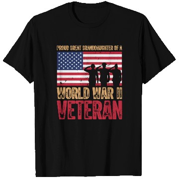 Discover Proud Veteran Granddaughter T Shirts