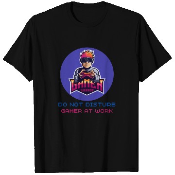 Discover Do Not Disturb Gamer At Work-Gaming Lover T Shirts