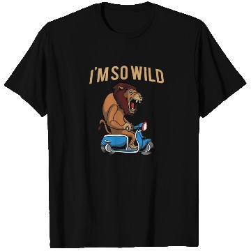 Discover Scooter Bike Scoot Moped I'm So Wild T Shirts
