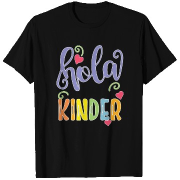 Discover Hola Kinder Spanish Teacher Equipo T Shirts