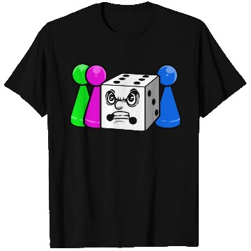 Discover Board Game Angry Dice T Shirts