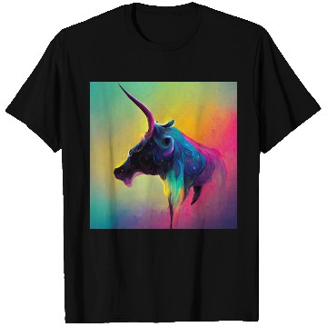 Discover Colorful Unicorn Cow T Shirts
