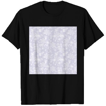 Discover Lavender Snowflakes Pattern T Shirts