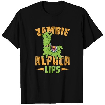 Discover Zombie Alpacalips Llama Lover Alpaca Whisperer T Shirts