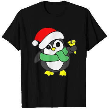 Discover penguin ringing bell T Shirts