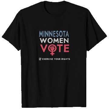 Discover Minnesota Women Vote Voter 2022 Election Feminist T Shirts