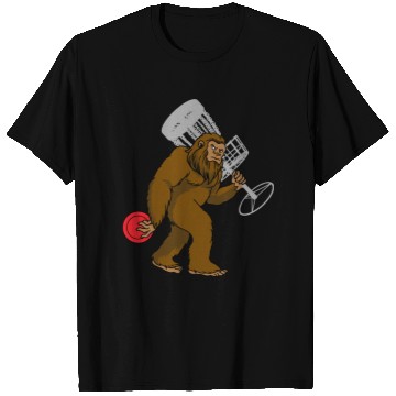 Discover Disc Golf Ape Man T Shirts