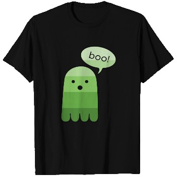 Discover Green Boo Ghost Halloween T Shirts