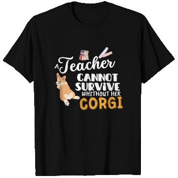 Discover Teacher gift idea for women dog Corgi T Shirts