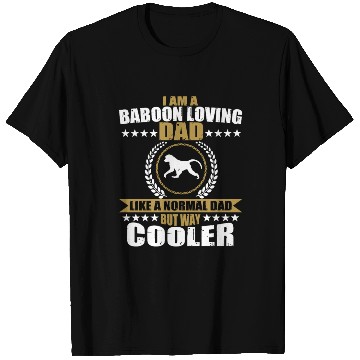 Discover Baboon Loving Dad For Men T Shirts