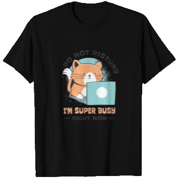 Discover Working Busy Cat Employee Cat Owner Worker T Shirts