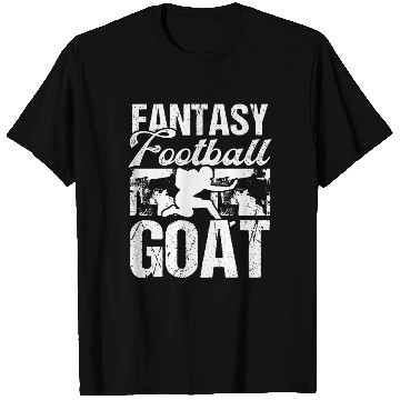 Discover Fantasy Football Player Goat Fantasy Team Legend T Shirts