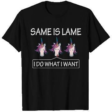 Discover LGBT Same Is Lame Rainbow Unicorn Gift T Shirts