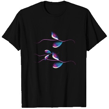 Discover leaves nature stem icon purple T Shirts