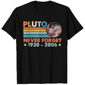 Discover Pluto Never Forget Astronomy Space Science Nerd T Shirts