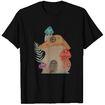 Discover Mushroom house T Shirts