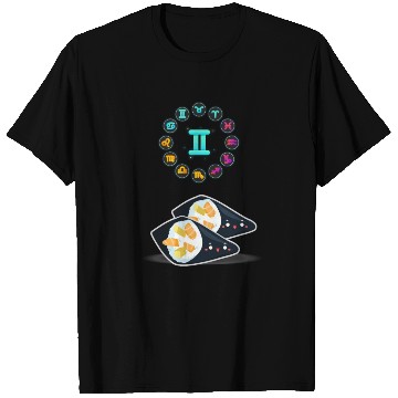 Discover Japanese Sushi Funny Gemini Zodiac Sushi Lover Pun T Shirts